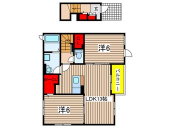 間取図 クレストコート