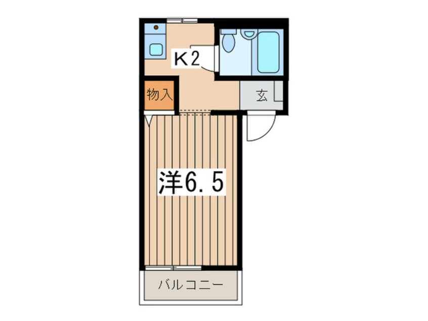 間取図 ジュネス花咲