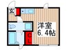 コンフォティア 1Rの間取り