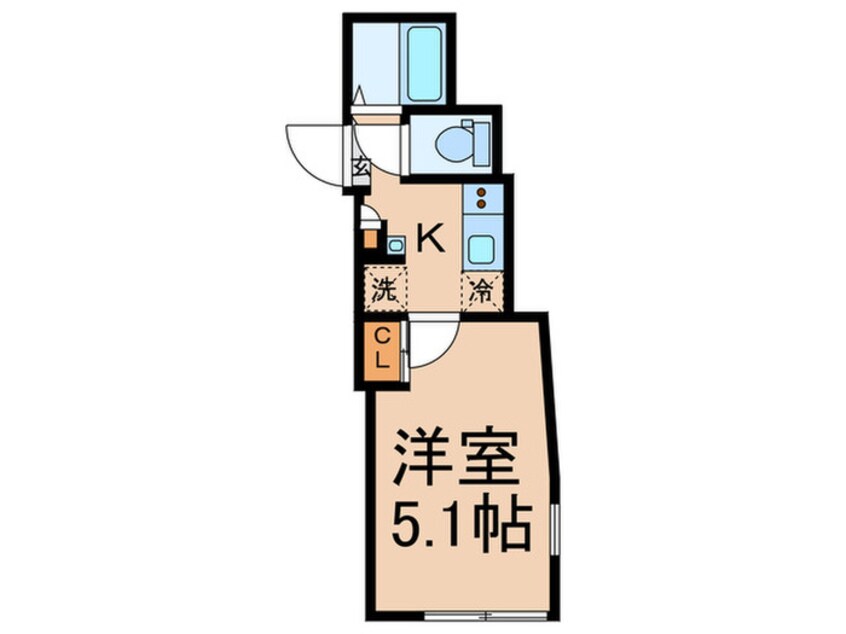 間取図 グランクオール野方フロント