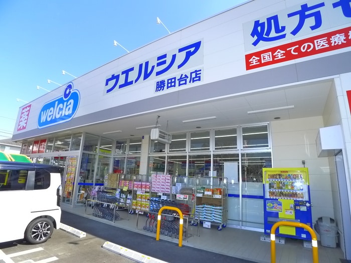 ウェルシア(ドラッグストア)まで705m キャッスル勝田台