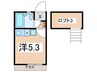 ヴィラ第二白楽 1Rの間取り