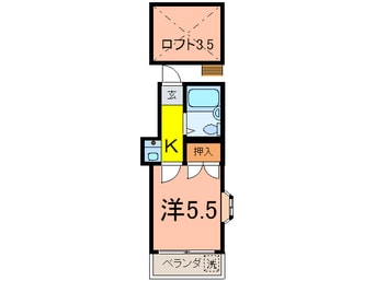 間取図 レオパレス中延第一