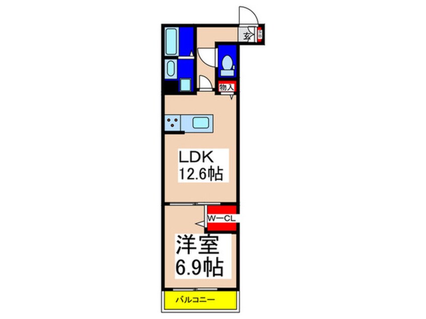 間取図 グラナーデ高野台