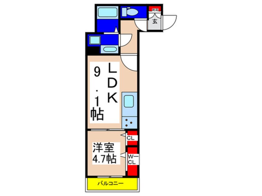 間取図 グラナーデ高野台