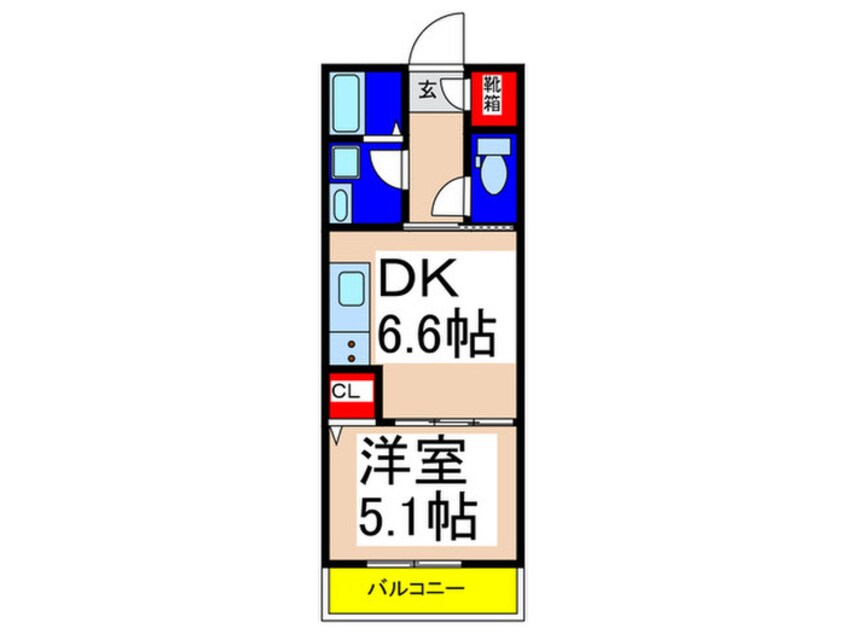 間取図 グラナーデ高野台