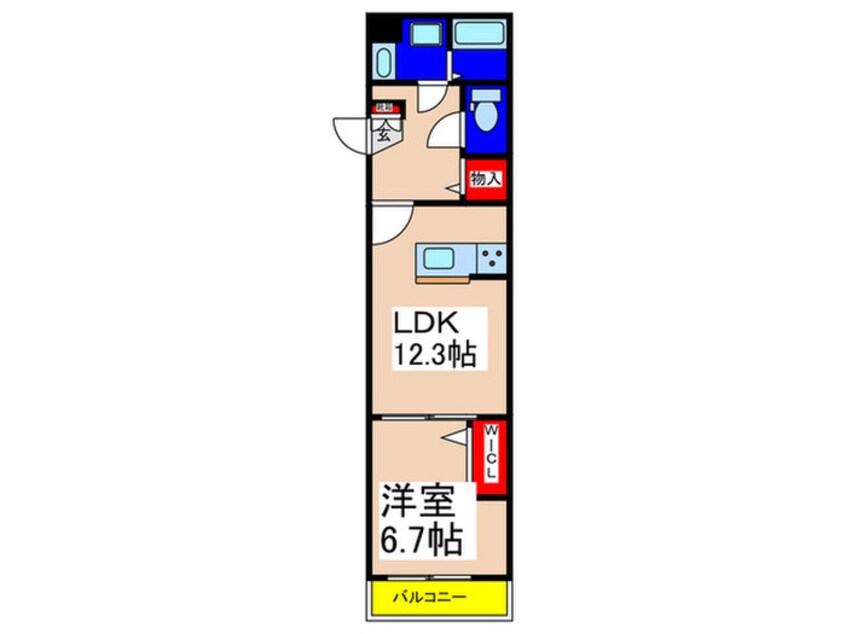 間取図 グラナーデ高野台