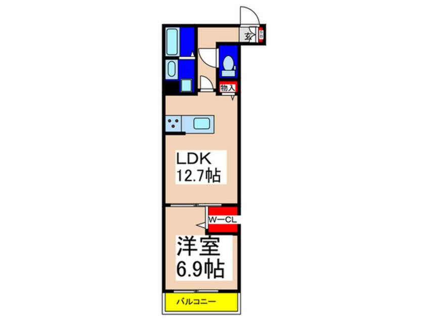 間取図 グラナーデ高野台