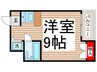 エスポワール 1Rの間取り