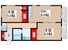 ＮＫﾏﾝｼｮﾝ 2DKの間取り