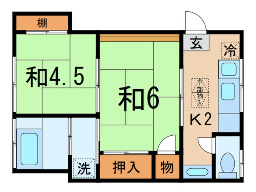 間取図 やまきやハイム