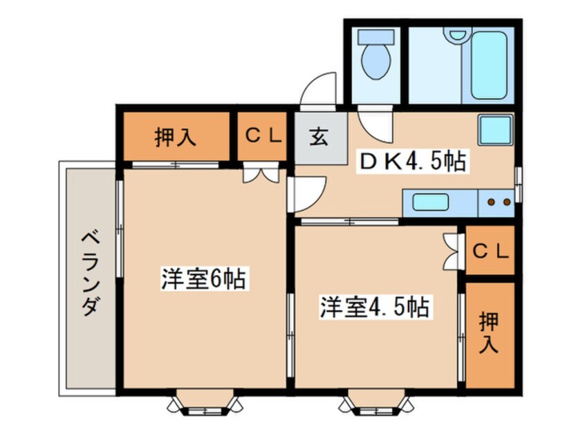 間取図 アーバンフラット