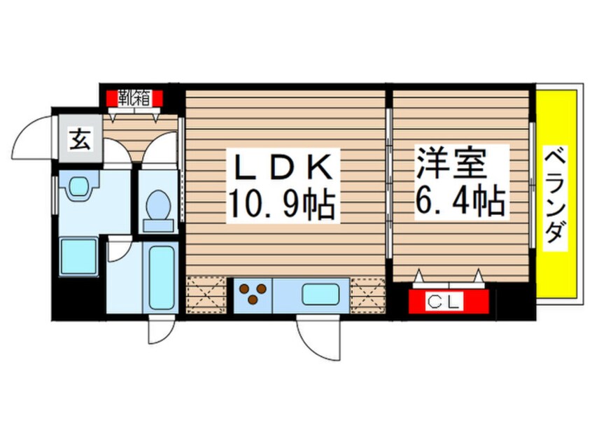 間取図 スカイヒルズ