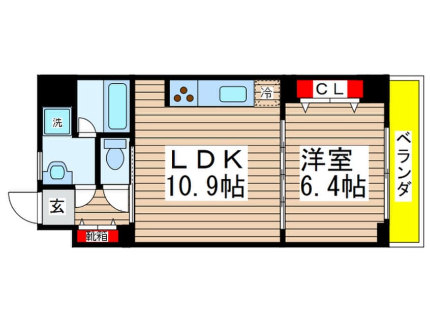 間取図 スカイヒルズ