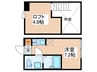 パースペクティブ四つ木 1Rの間取り