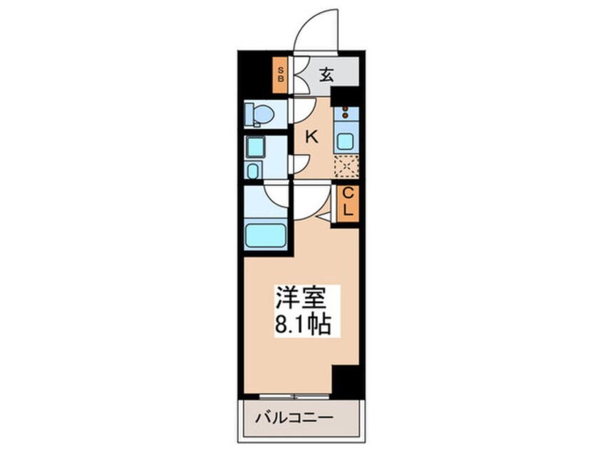 間取図 クレヴィスタお花茶屋