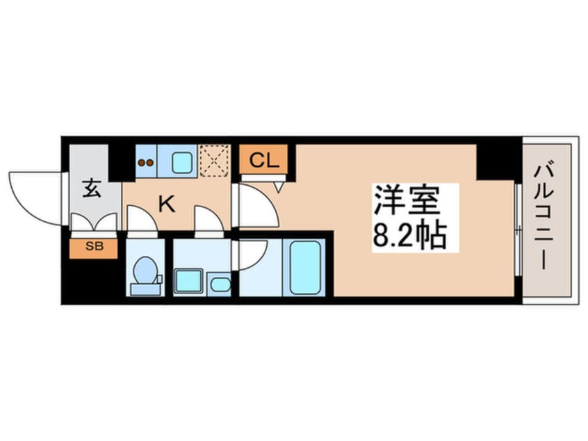間取図 クレヴィスタお花茶屋