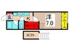 エソ－ルＴＳ 1Kの間取り