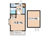 町田ハウス 1Kの間取り