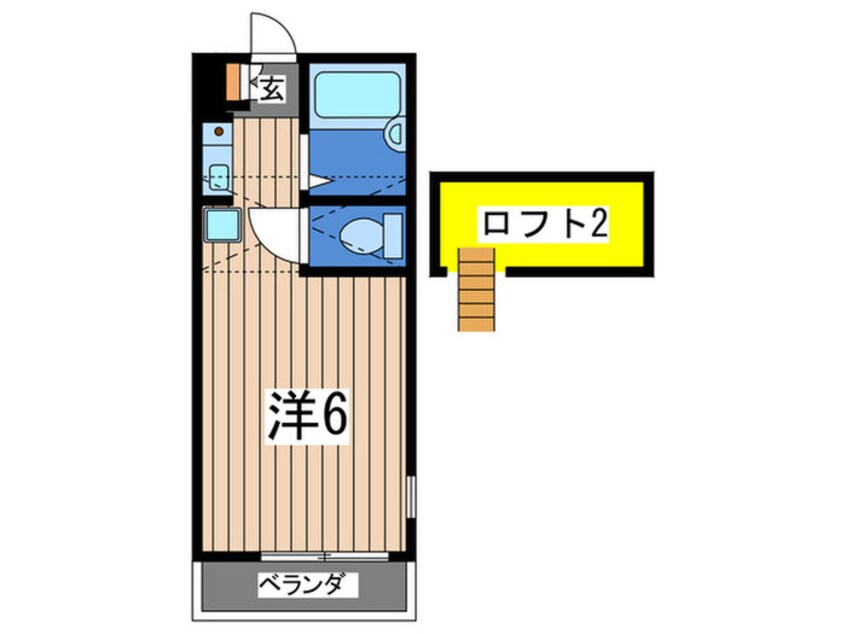 間取図 サザンパレス程ヶ谷