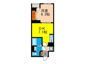 間取図 ウェルスクエアイズム巣鴨