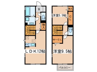間取図 カピリナガ－デン