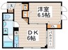 アイビ－ 1DKの間取り