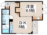アイビ－ 1DKの間取り