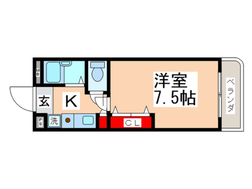 間取図 ウェストアベニュ－