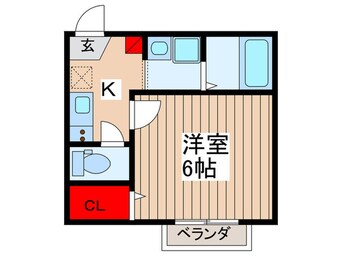 間取図 リアン大和田