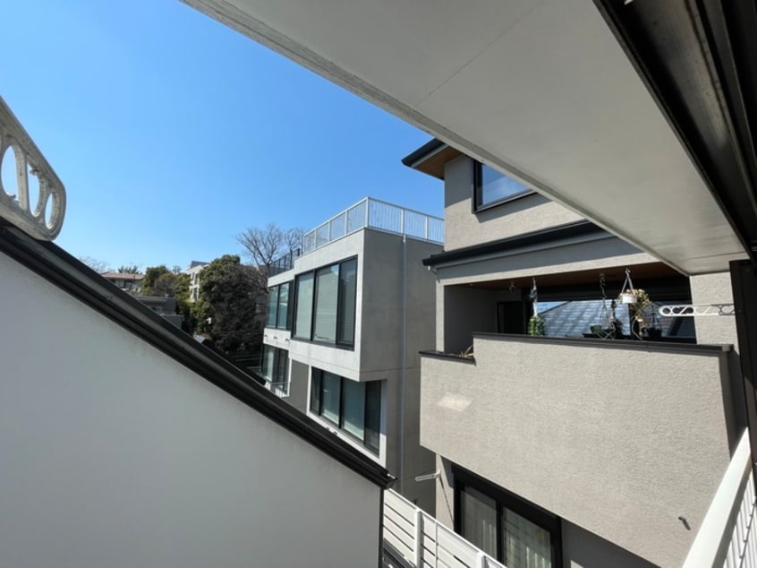 室内からの展望 グリ－ンハウス・Ｂ棟