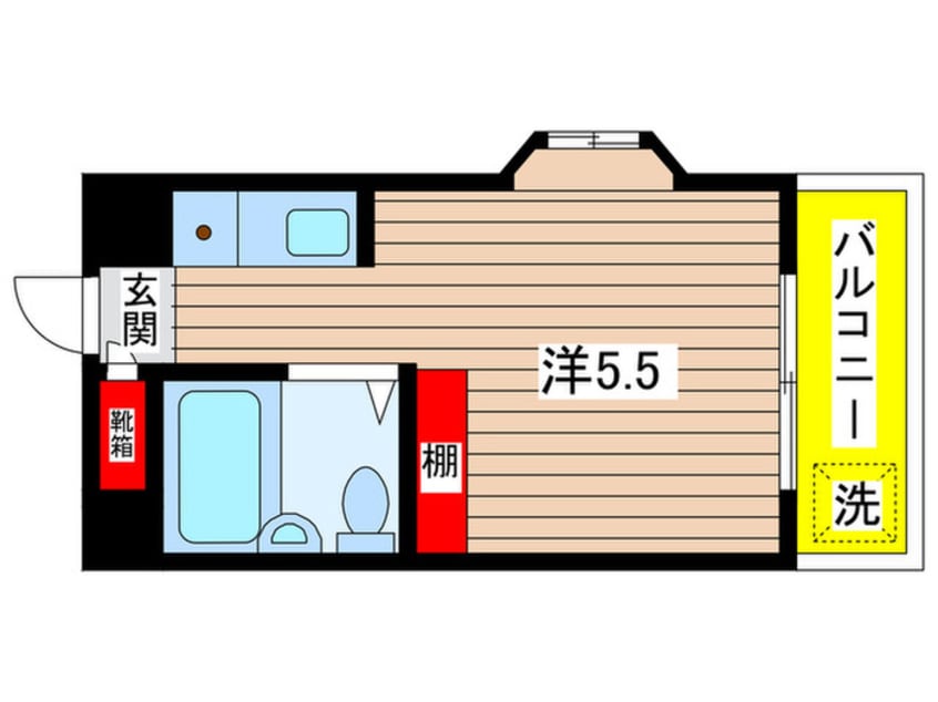 間取図 トップ稲城（５０８）