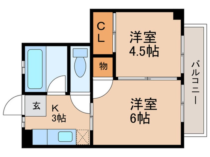 間取図 グリーンコーポラス