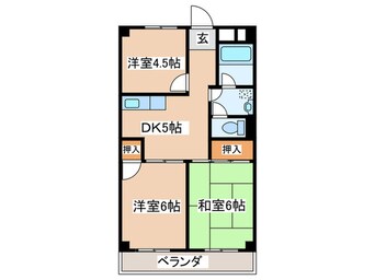 間取図 チェリーハイツ