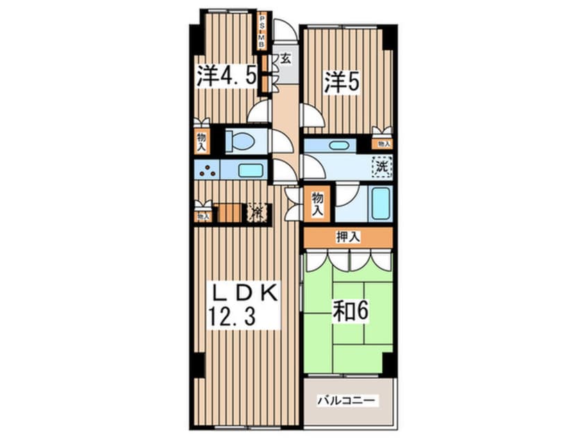 間取図 グロブナーハウス