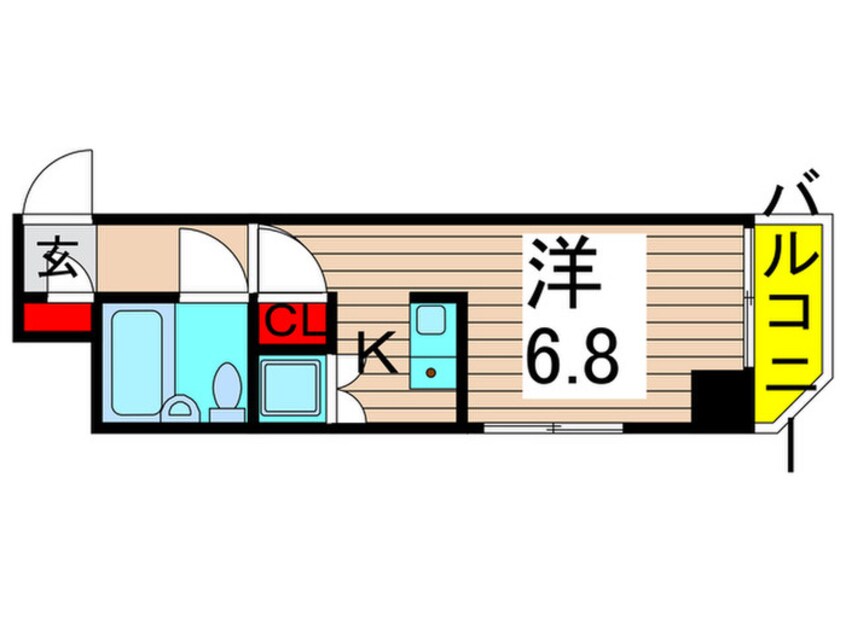 間取図 ワコーレ亀有２（603）