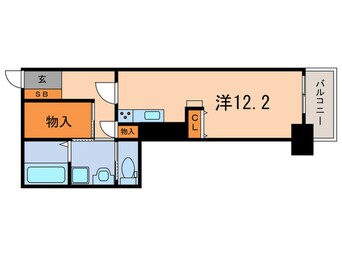 間取図 品川ｼ-ｻｲﾄﾞﾋﾞｭ-ﾀﾜ-2号棟