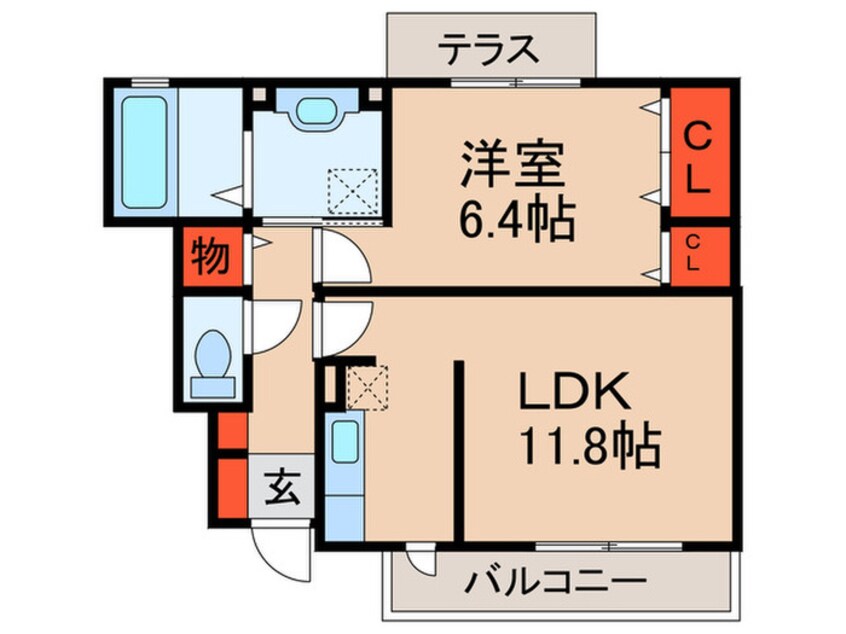 間取図 ガ－デンハウスＣ