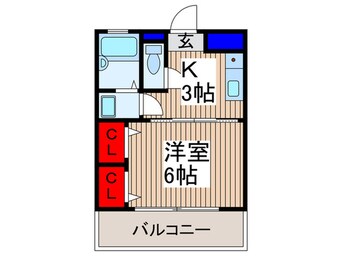 間取図 ジュネス・ドミ－ル