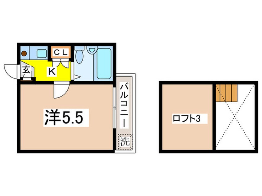 間取図 レオパレス２１志村坂上第２