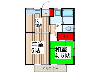 間取図 ハイツホワイト