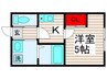 Art Shikahama 1Kの間取り
