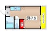 エザンス稲田堤 1Rの間取り