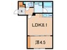 Happy  Valley品川西大井 1LDKの間取り