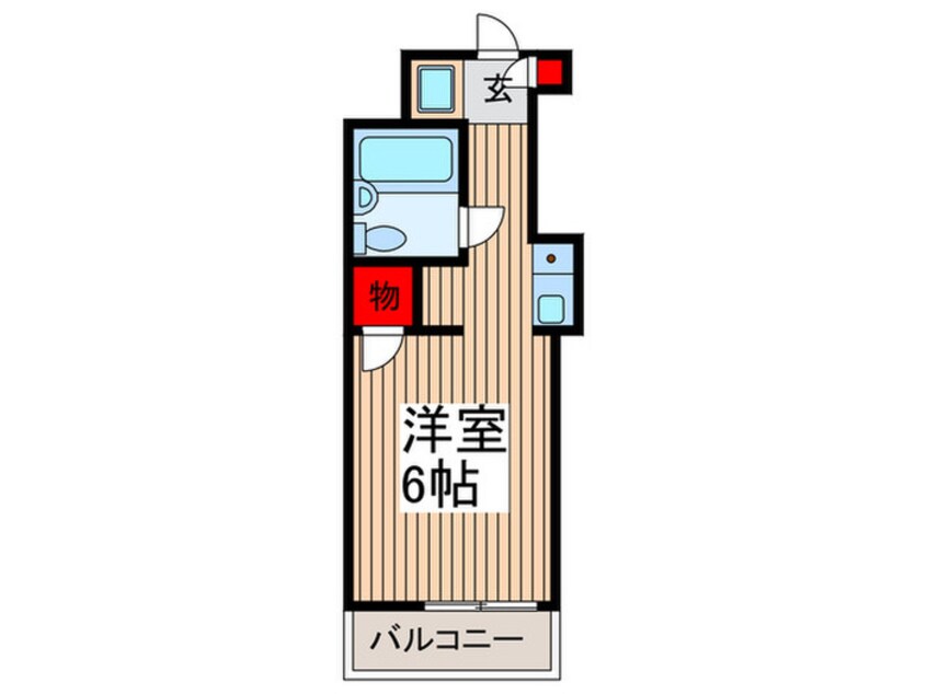 間取図 ベルシャトウ四谷