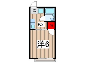 間取図 シティハイムけやき通りＡ