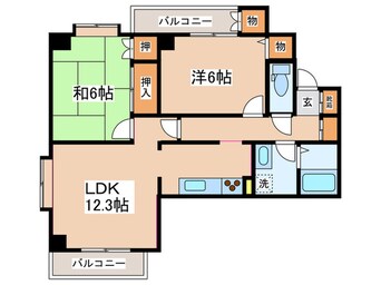 間取図 プレスティージュ横浜