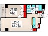 シャンドヴィラージュ 1LDKの間取り