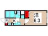 リーリオ堀切 1Kの間取り
