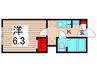 リーリオ堀切 1Kの間取り